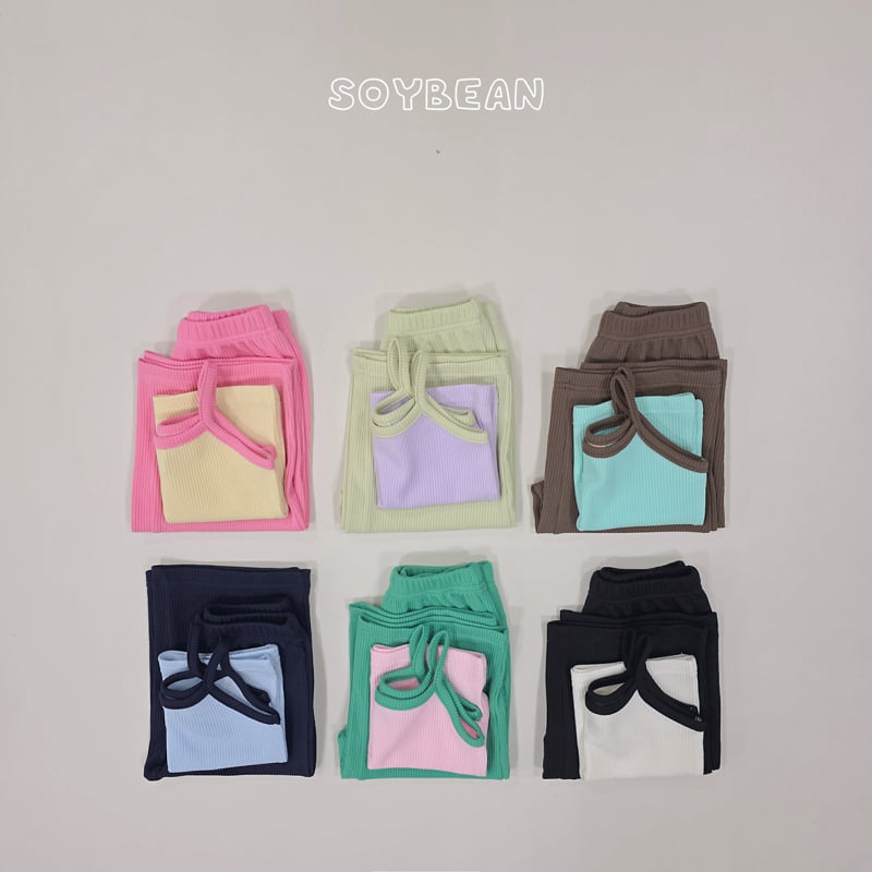 Soybean - Korean Children Fashion - #kidsshorts - Jelly Pop Sleeveless Set