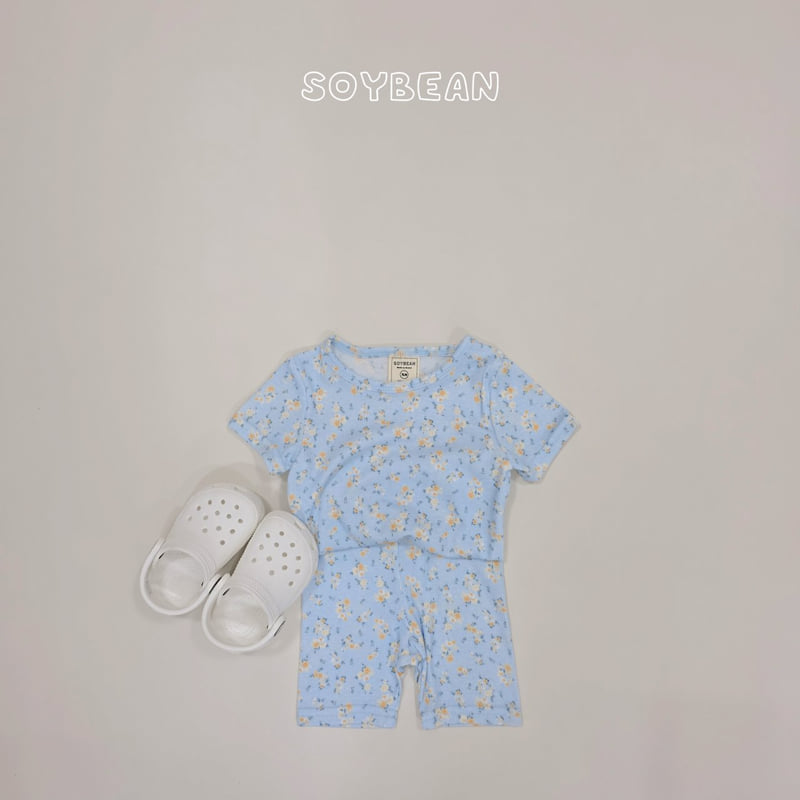 Soybean - Korean Children Fashion - #fashionkids - Summer Flower Pajama Set - 4