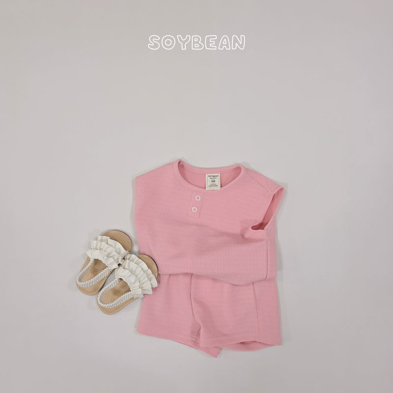 Soybean - Korean Children Fashion - #kidsstore - Button Boxy Set - 5