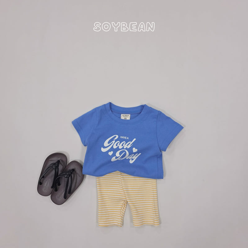 Soybean - Korean Children Fashion - #kidsstore - Good Day Semi-Crop Tee - 6