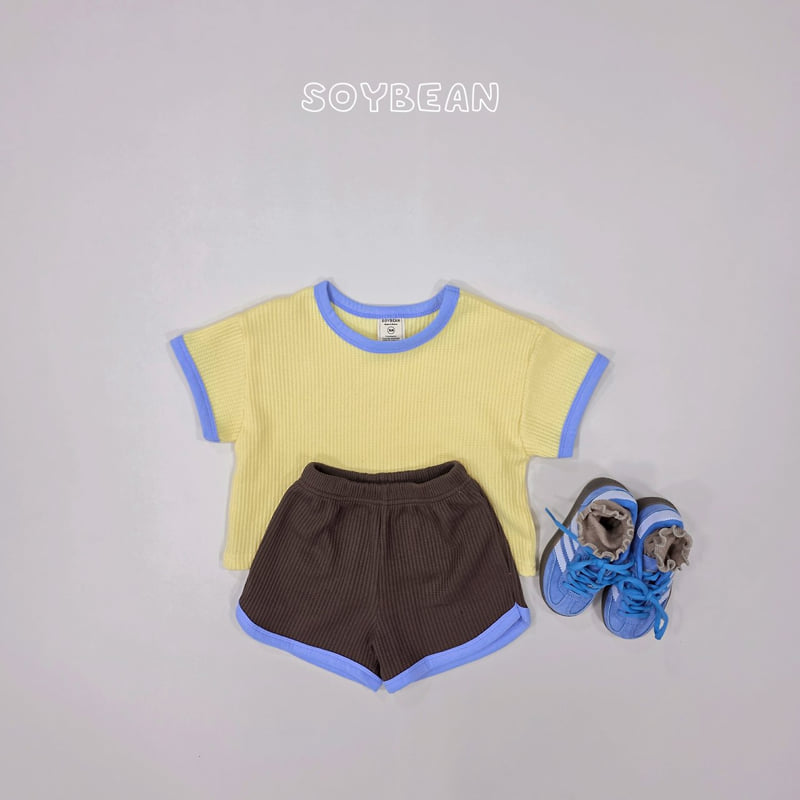 Soybean - Korean Children Fashion - #kidsstore - Color Mix Waffle Set - 11