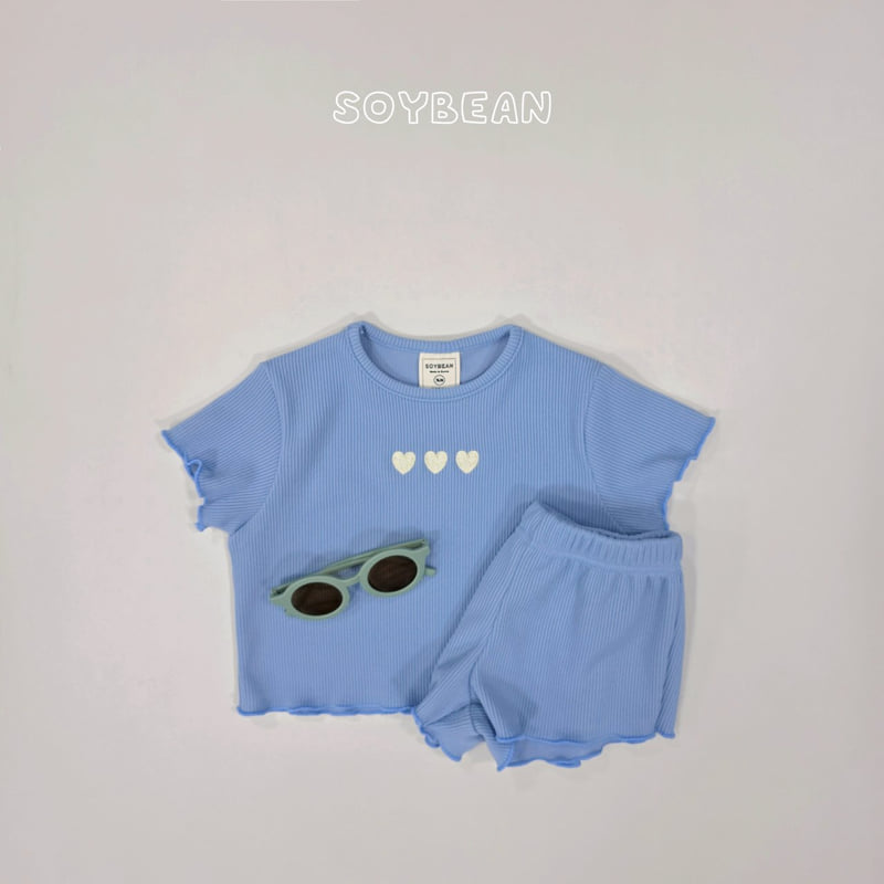 Soybean - Korean Children Fashion - #kidsstore - Heart Flutter Set - 8
