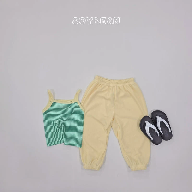 Soybean - Korean Children Fashion - #kidsstore - Striped Strap Sleeveless Top - 10
