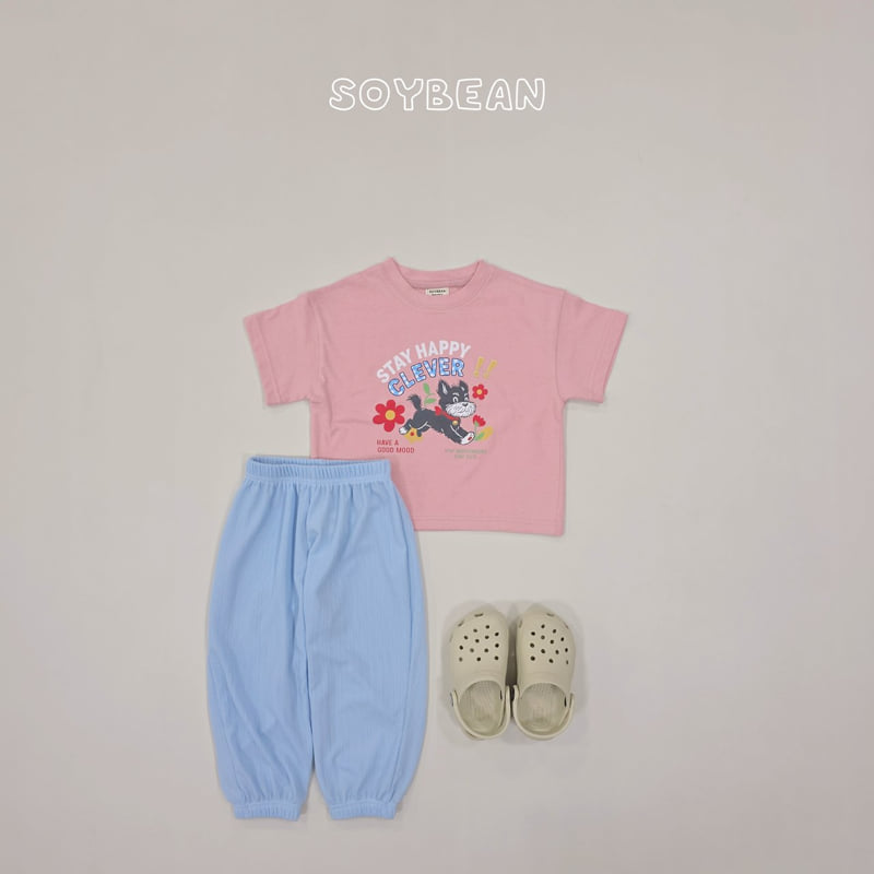 Soybean - Korean Children Fashion - #kidzfashiontrend - Flower Puppy Tee - 6
