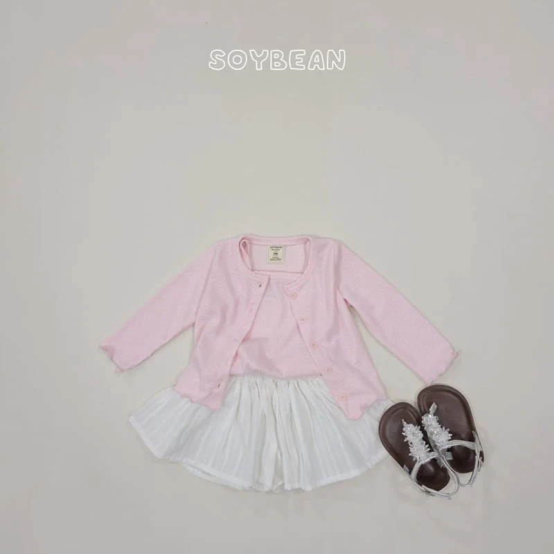 Soybean - Korean Children Fashion - #kidzfashiontrend - Light Cardigan Set - 5