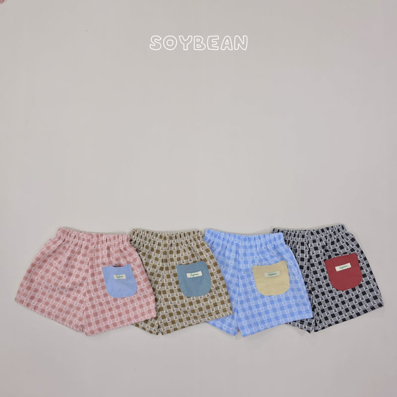 Soybean - Korean Children Fashion - #kidzfashiontrend - Check Bear Shorts - 12