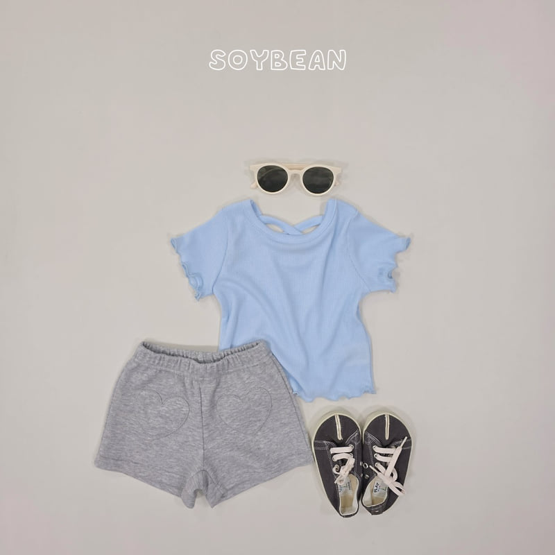 Soybean - Korean Children Fashion - #kidzfashiontrend - Heart Shorts - 11