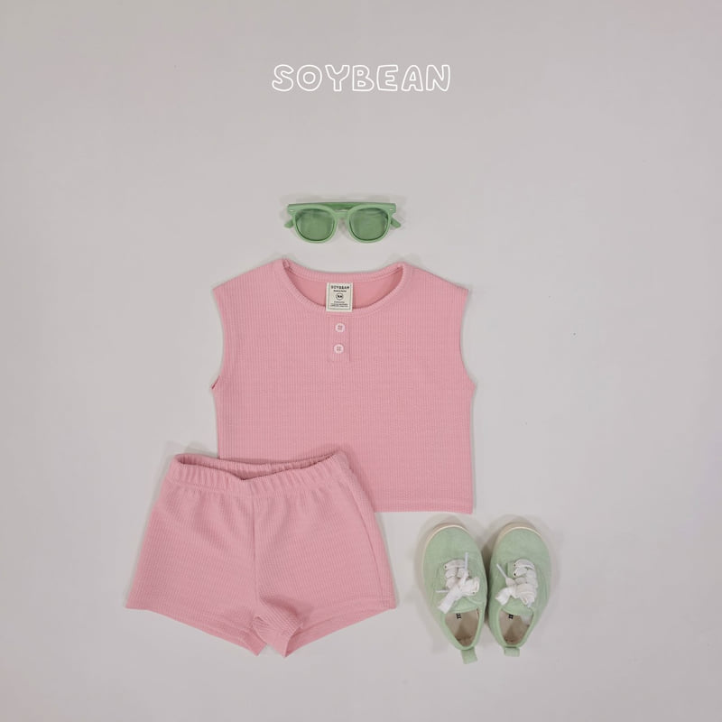 Soybean - Korean Children Fashion - #littlefashionista - Button Boxy Set - 8