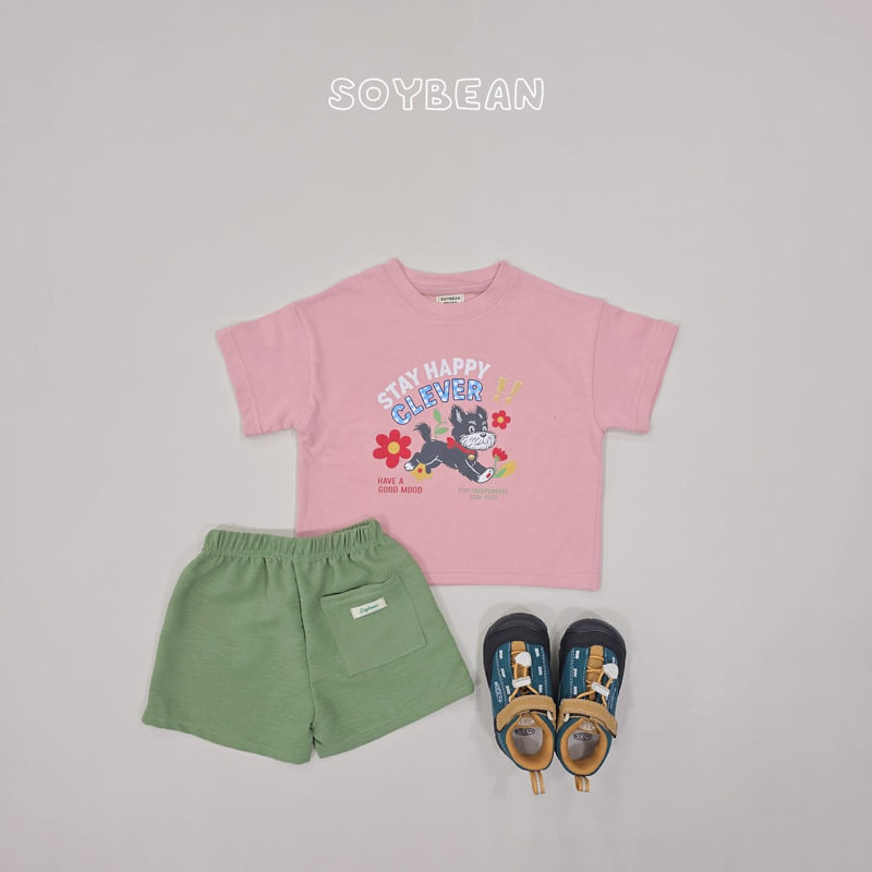Soybean - Korean Children Fashion - #littlefashionista - Flower Puppy Tee - 8