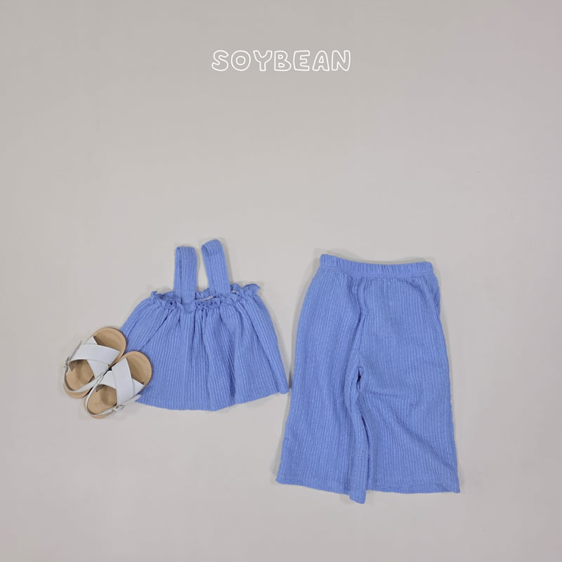 Soybean - Korean Children Fashion - #Kfashion4kids - Frill Top Wide Pants Set - 4