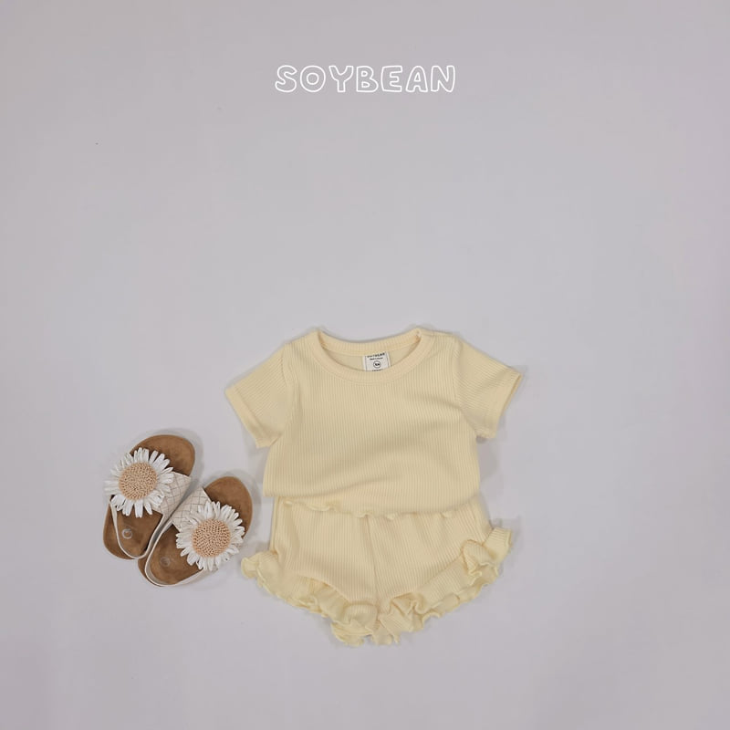 Soybean - Korean Children Fashion - #littlefashionista - Fresh Frill Set - 3