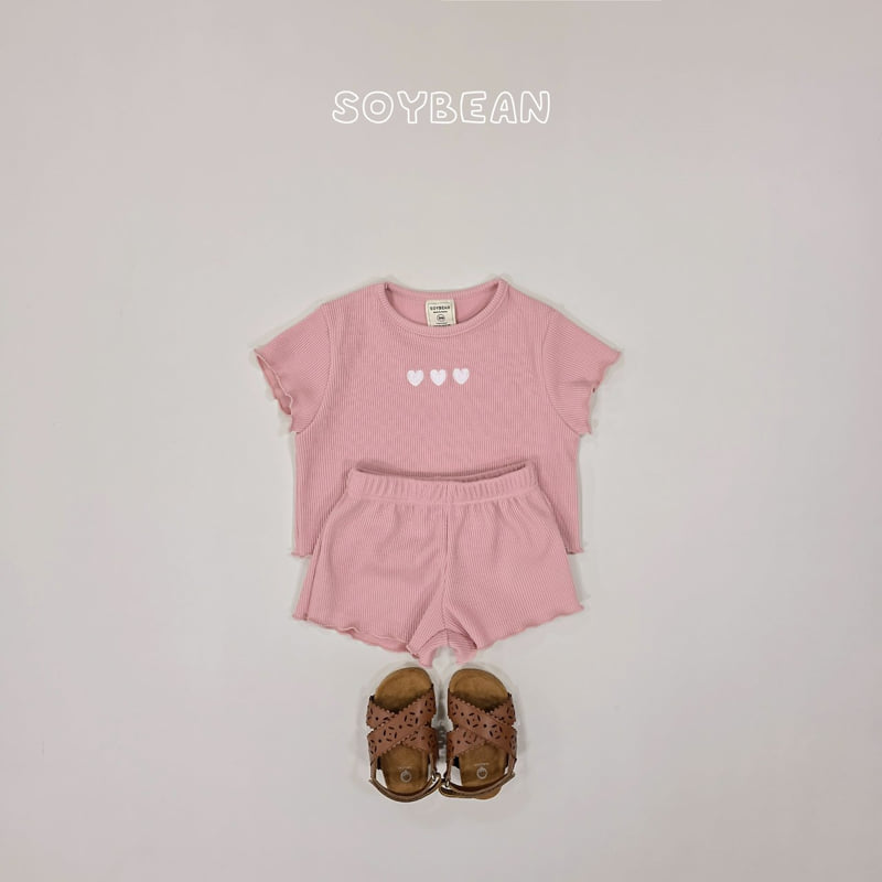 Soybean - Korean Children Fashion - #littlefashionista - Heart Flutter Set - 11