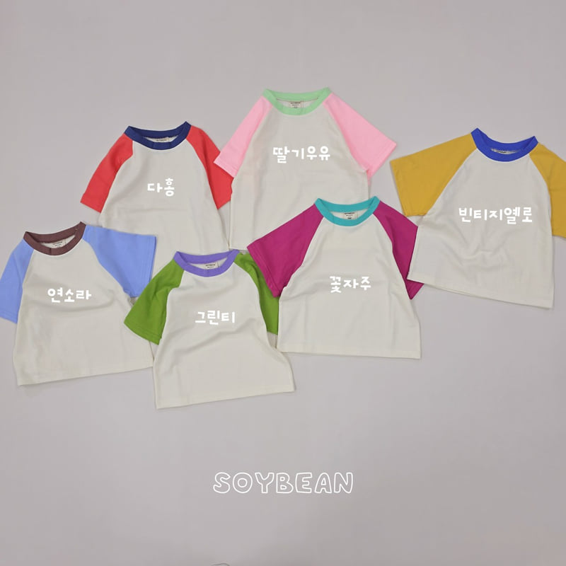 Soybean - Korean Children Fashion - #littlefashionista - Summer Chupa Raglan Tee - 9