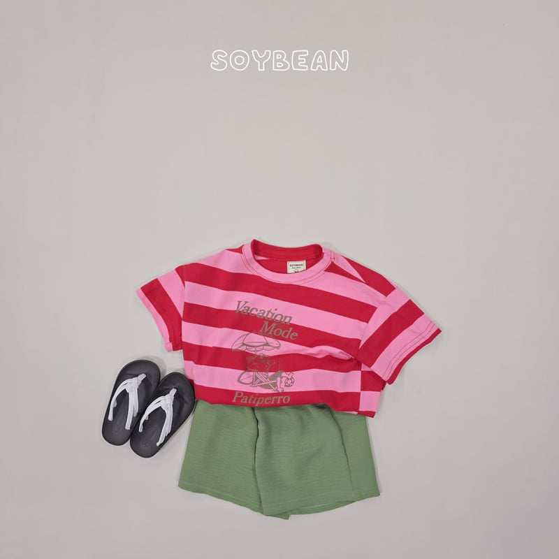 Soybean - Korean Children Fashion - #littlefashionista - Vacation Stripe Tee - 3
