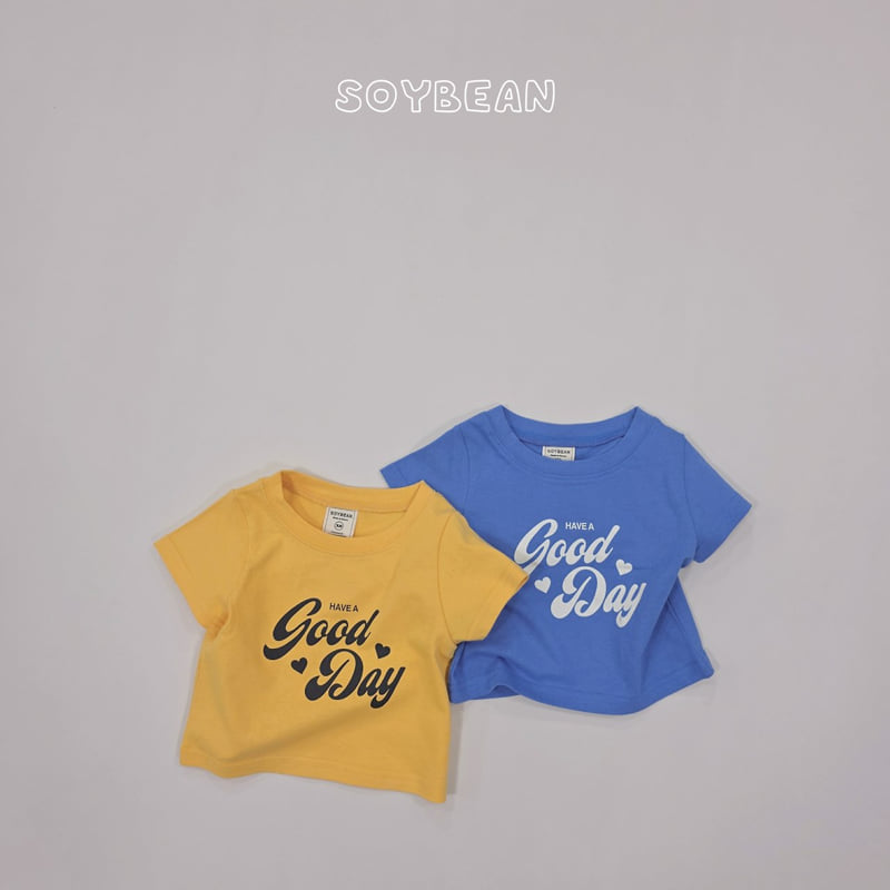 Soybean - Korean Children Fashion - #magicofchildhood - Good Day Semi-Crop Tee - 10