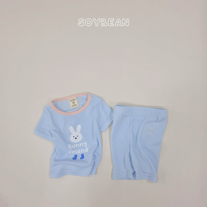 Soybean - Korean Children Fashion - #magicofchildhood - Bunny Friends Pajama Set - 11