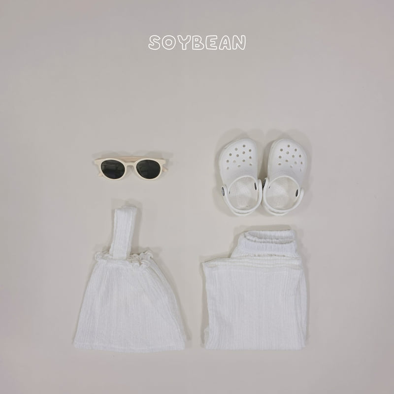Soybean - Korean Children Fashion - #magicofchildhood - Frill Top Wide Pants Set - 5
