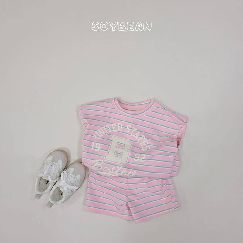 Soybean - Korean Children Fashion - #magicofchildhood - Boston Stripe Set - 3