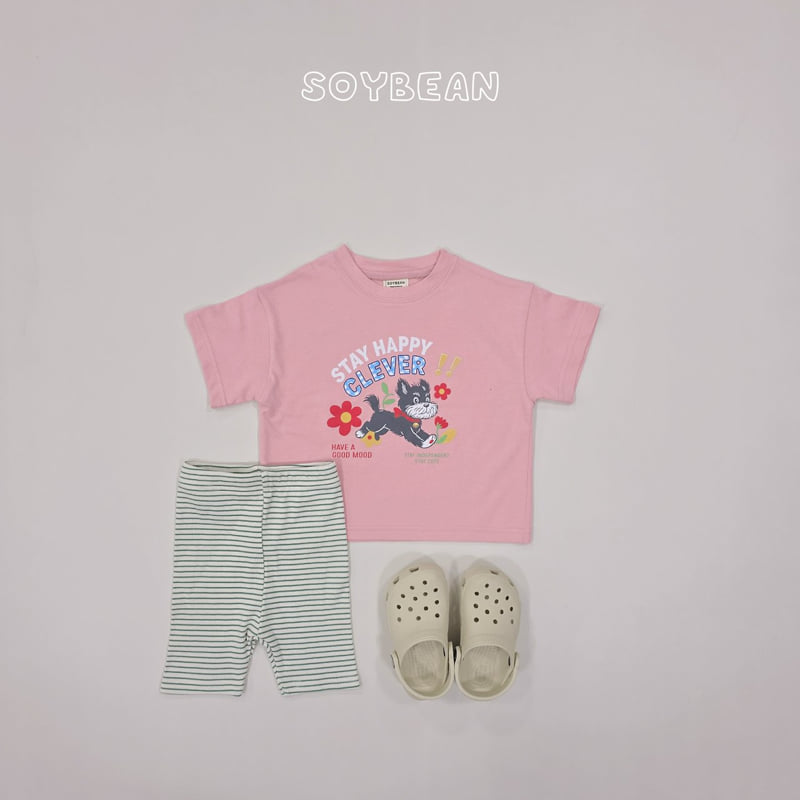 Soybean - Korean Children Fashion - #magicofchildhood - Striped Leggings - 10