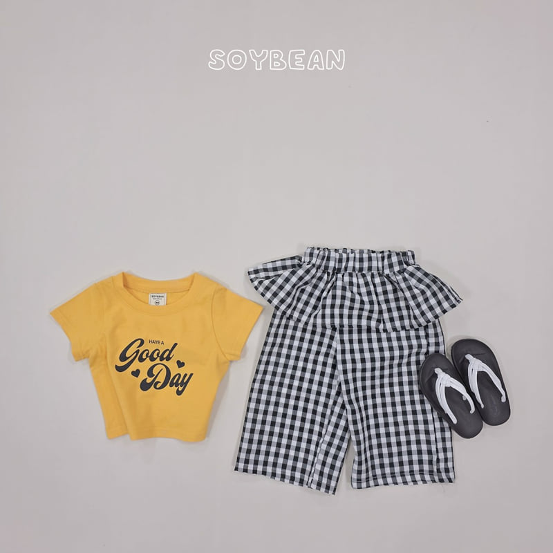 Soybean - Korean Children Fashion - #minifashionista - Good Day Semi-Crop Tee - 11