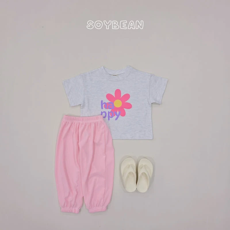 Soybean - Korean Children Fashion - #minifashionista - Happy Flower Tee - 6