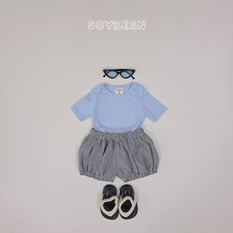 Soybean - Korean Children Fashion - #magicofchildhood - Pumpkin Check Set - 4
