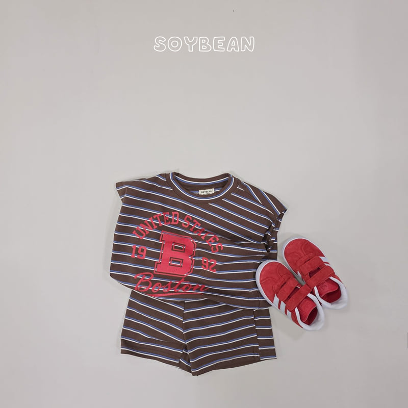Soybean - Korean Children Fashion - #magicofchildhood - Boston Stripe Set - 4