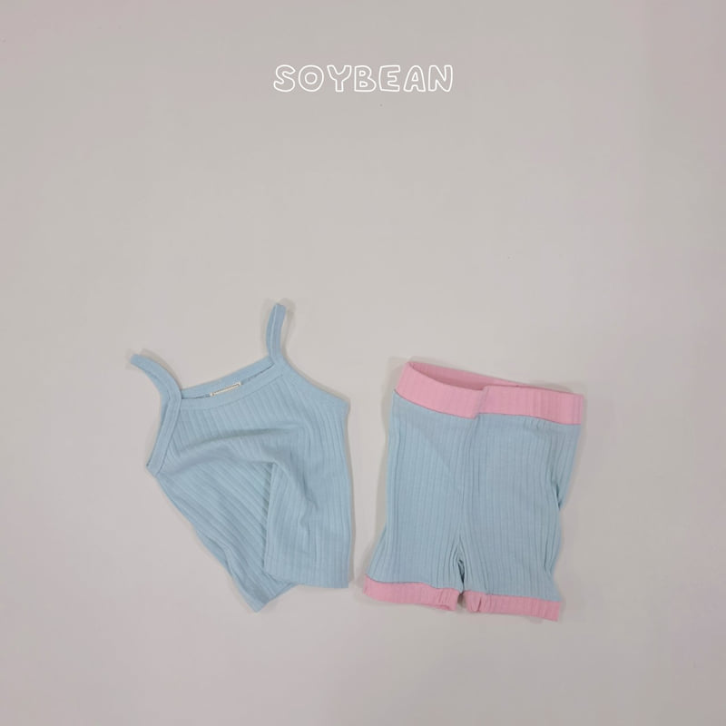 Soybean - Korean Children Fashion - #minifashionista - Color Block Set - 8