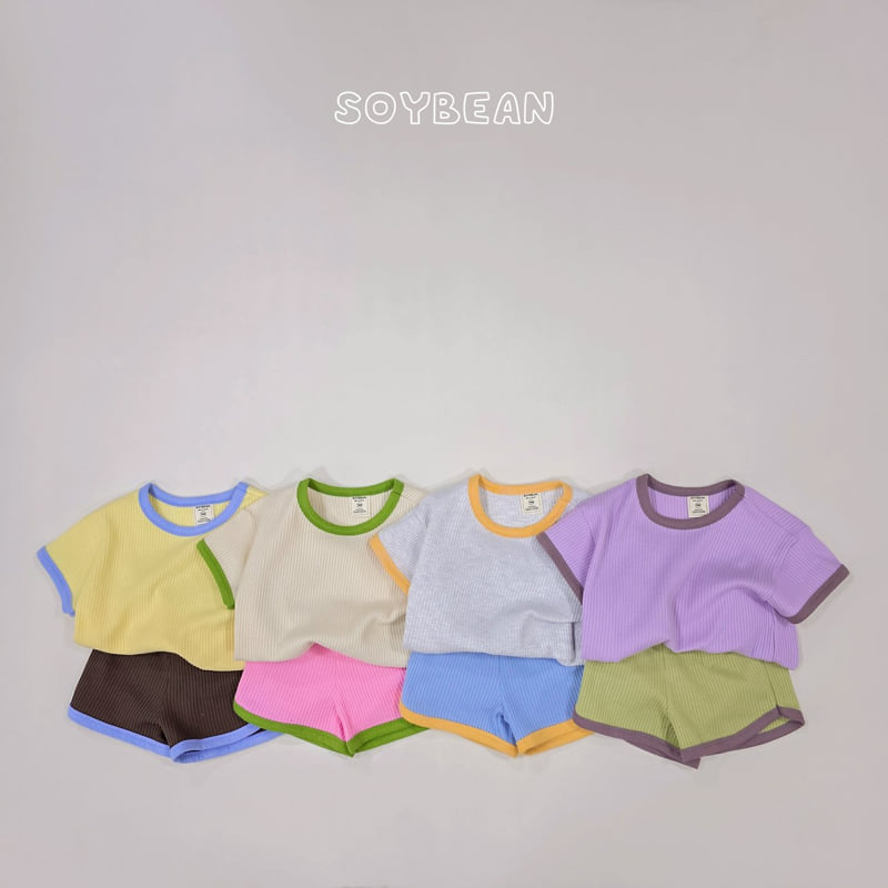 Soybean - Korean Children Fashion - #prettylittlegirls - Color Mix Waffle Set