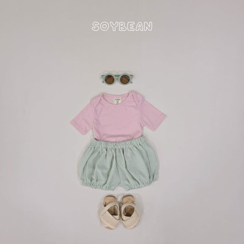 Soybean - Korean Children Fashion - #prettylittlegirls - Pumpkin Check Set - 5