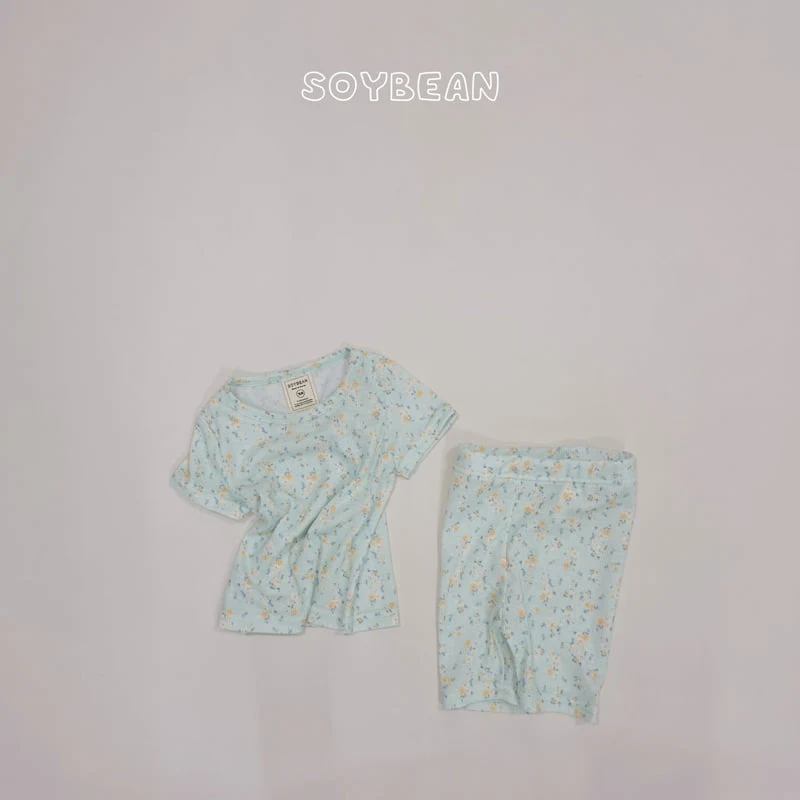 Soybean - Korean Children Fashion - #prettylittlegirls - Summer Flower Pajama Set - 11
