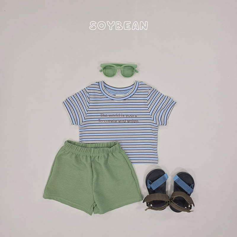 Soybean - Korean Children Fashion - #stylishchildhood - Slim Stripe Tee - 5