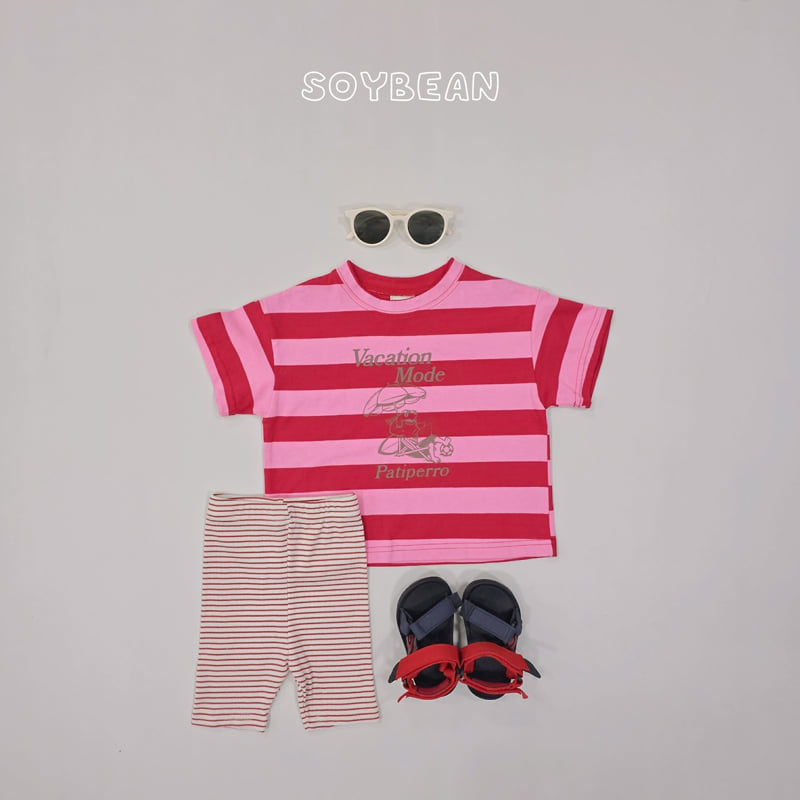 Soybean - Korean Children Fashion - #stylishchildhood - Vacation Stripe Tee - 9