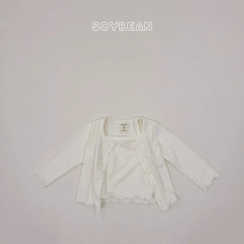 Soybean - Korean Children Fashion - #todddlerfashion - Light Cardigan Set - 11