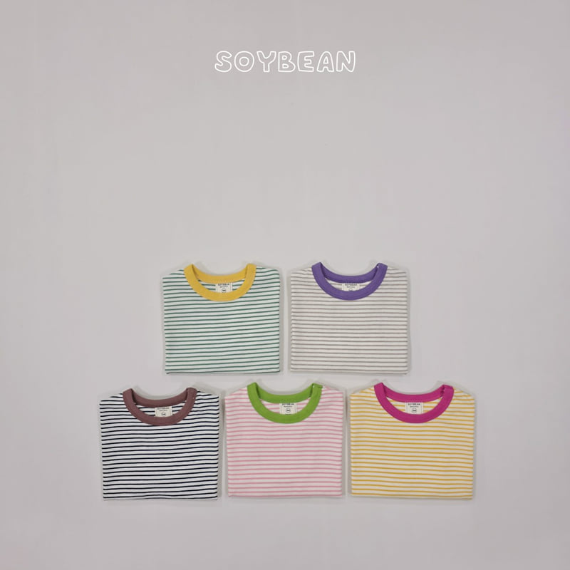 Soybean - Korean Children Fashion - #todddlerfashion - Captain Striped Tee