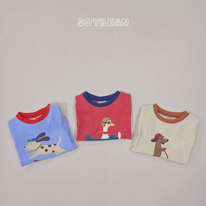 Soybean - Korean Children Fashion - #toddlerclothing - Riding Animal Tee - 10