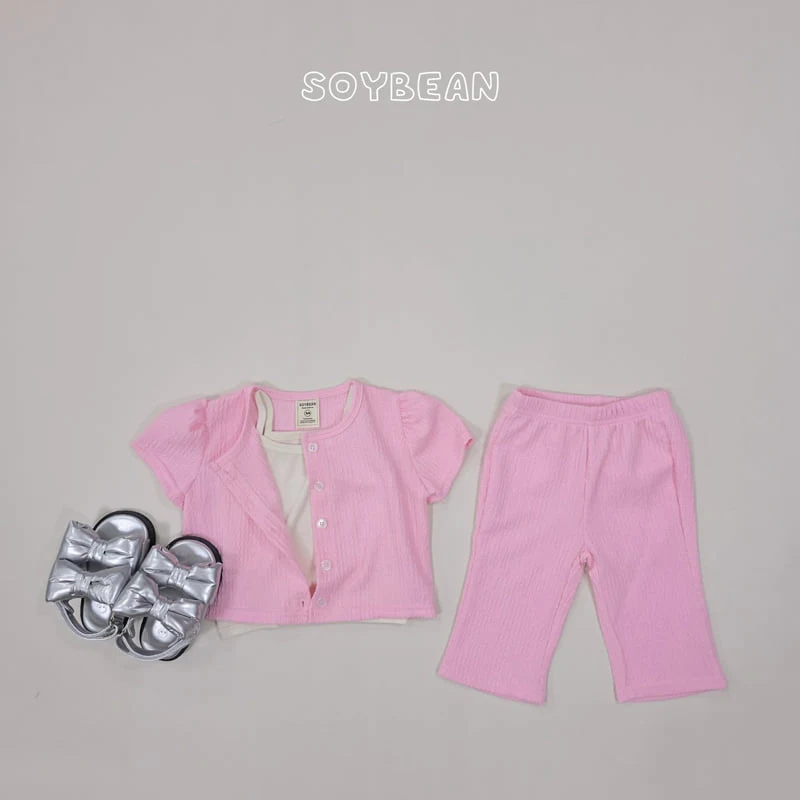 Soybean - Korean Children Fashion - #todddlerfashion - Bella Set (set of 3) - 4