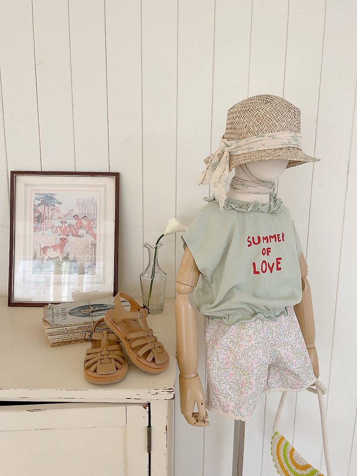 Studio M - Korean Children Fashion - #childofig - Summer Love Frill Tee - 7