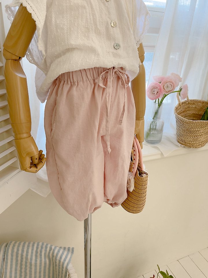 Studio M - Korean Children Fashion - #childofig - Gemma Linen Pants - 5