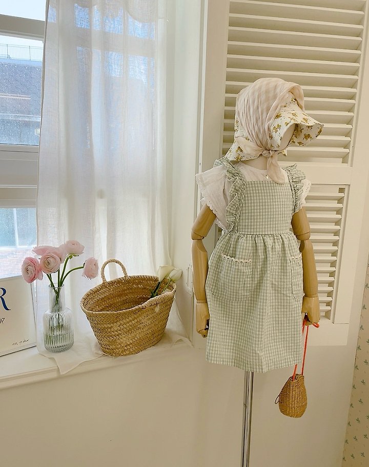 Studio M - Korean Children Fashion - #childofig - Apron One-piece - 2