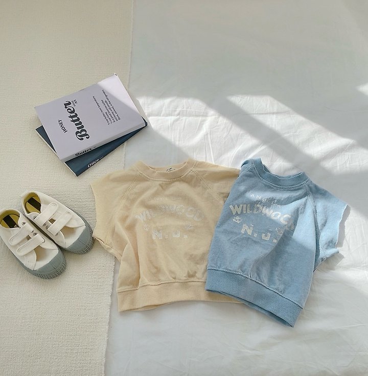Studio M - Korean Children Fashion - #childofig - Pigment Print Tee - 8