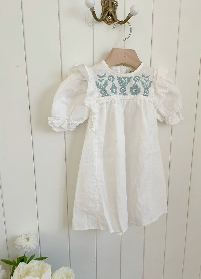 Studio M - Korean Children Fashion - #childofig - Louis Embroidery One-piece - 8