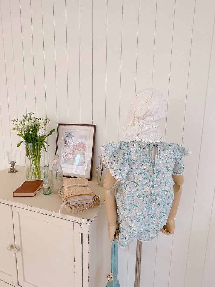 Studio M - Korean Children Fashion - #childofig - Paul & Joe Print Back Tie Blouse - 5