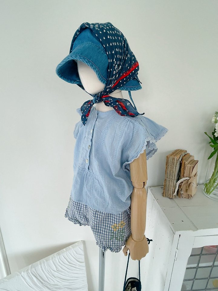 Studio M - Korean Children Fashion - #childofig - Zadik Half-Open Blouse - 4