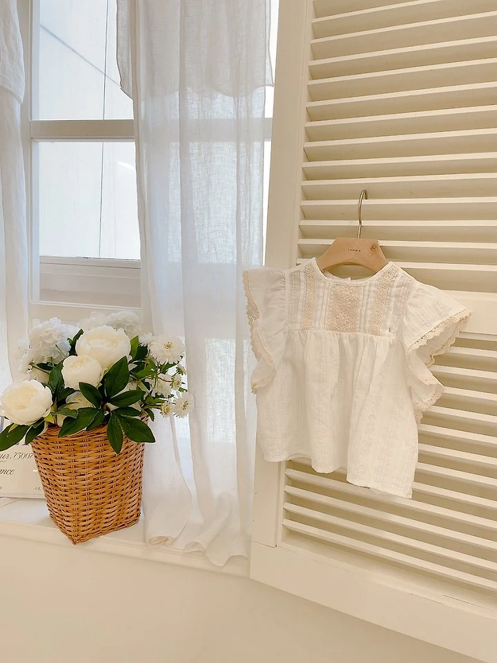 Studio M - Korean Children Fashion - #childrensboutique - Misha Lace Blouse - 6
