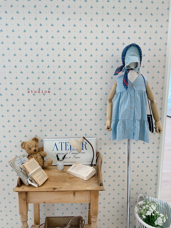 Studio M - Korean Children Fashion - #childrensboutique - Washed Two-Way One-piece