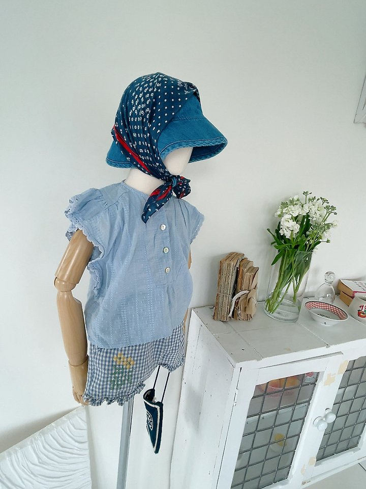 Studio M - Korean Children Fashion - #designkidswear - Zadik Half-Open Blouse - 5