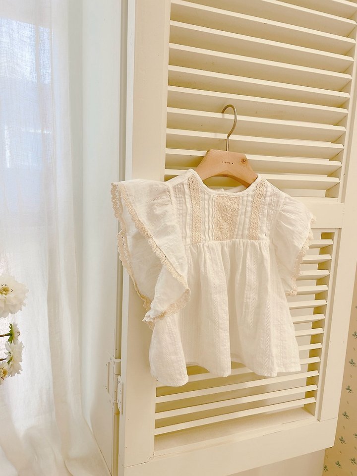 Studio M - Korean Children Fashion - #designkidswear - Misha Lace Blouse - 7