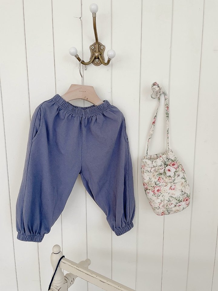 Studio M - Korean Children Fashion - #designkidswear - Flower Banding Pants - 6