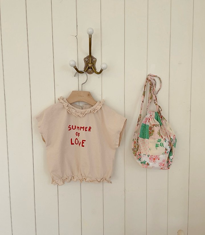 Studio M - Korean Children Fashion - #discoveringself - Summer Love Frill Tee - 10